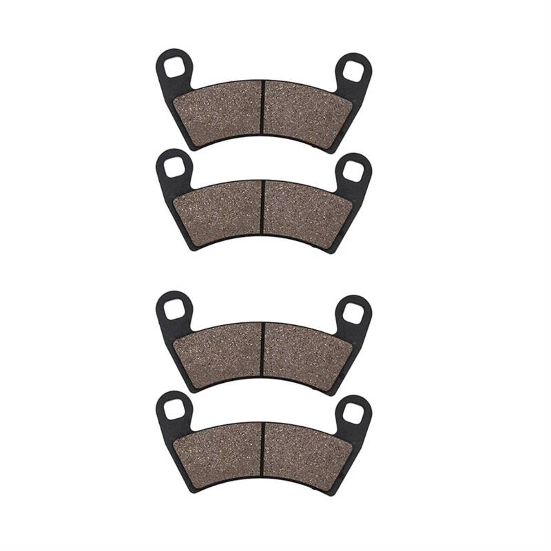 Vuzmode Motorrad-Bremsbeläge vorne und hinten, for Polaris, Ranger, for Crew 700 800 2008-2015 RZR XP4 900 Öl 2012-2014 XP 1000 EFI 2014-2019 Motorrad-Bremsbeläge(2pairs) von Vuzmode
