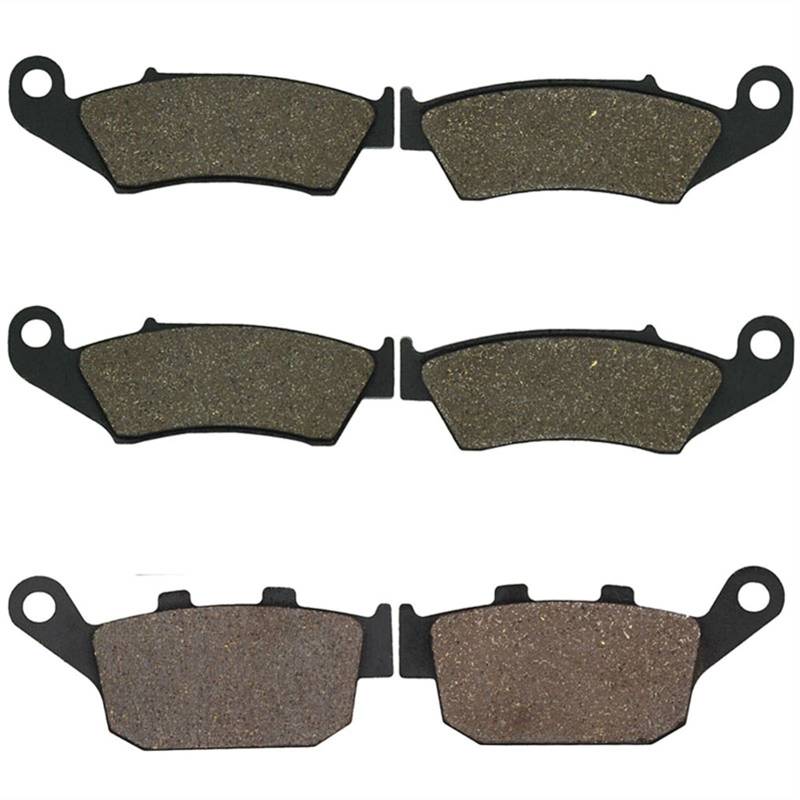 Vuzmode Motorrad-Bremsbeläge vorne und hinten, for XL 600 XL600 Transalp 1997-1999 XL650 XL 650 Transalp 2000-2007 Motorrad-Bremsbeläge(Front and Rear) von Vuzmode