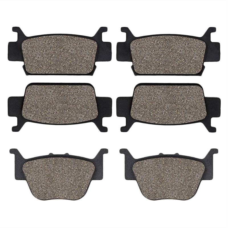 Vuzmode Motorrad-Bremsbelagsatz vorn und hinten, for TRX680 TRX 680 Fourtrax Rincon Gpscape 2006 2007 2008 2009 2010 2011-2019 Motorrad-Bremsbeläge(Front and Rear) von Vuzmode