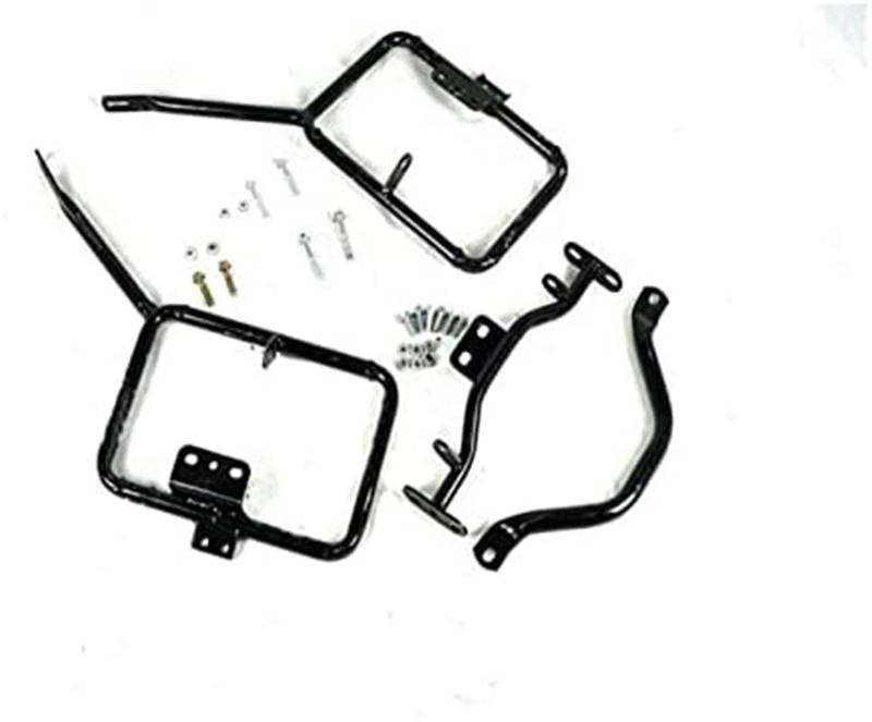 Vuzmode Motorrad-Gepäckträger Motorrad-Gepäckträger, for 502c 502 C Hinterer Seitensatteltaschenträger mit Rückenlehne Gepäckträger Seitenkastenhalterung Hinterer Gepäckträger (Farbe: Seitenkastenhalt von Vuzmode
