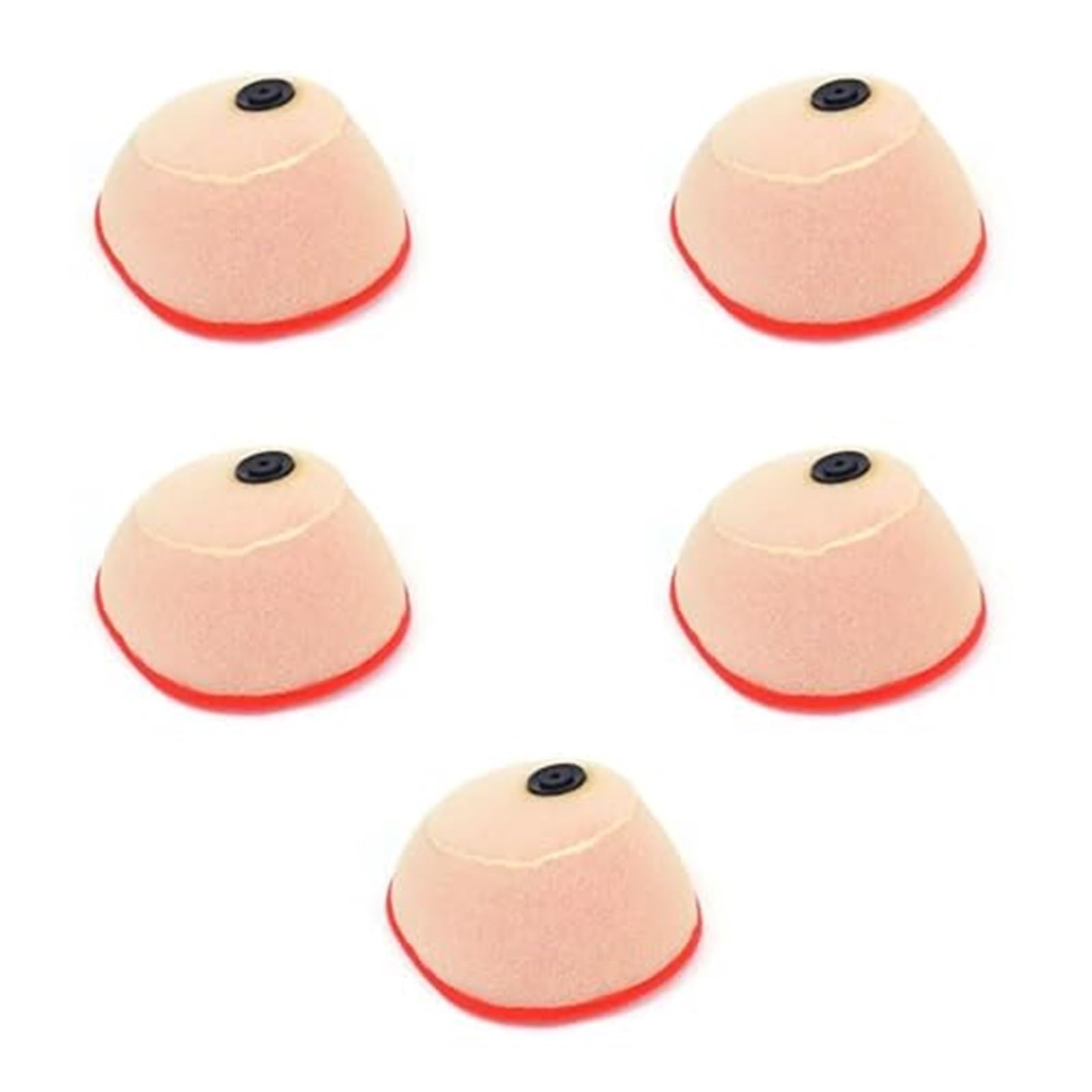 Vuzmode Motorrad-Luftfilterreiniger-Ansaugschwamm, for CRF250R CRF450R 250 450 R 250R 450R 2009 2010 2011 2012 2013 Motorrad-Luftfilter(Black 5 Pcs) von Vuzmode