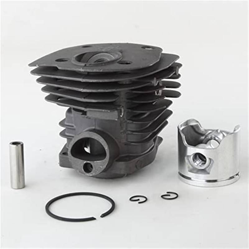 Vuzmode NIKASIL-BESCHICHTETER 44-MM-Zylinder-Kolben-Motor-Motorsatz, for Husqvarna, 350 353 351 346 XP 346XP Kettensägenteile Nadellagersatz für Gartenmaschinen von Vuzmode