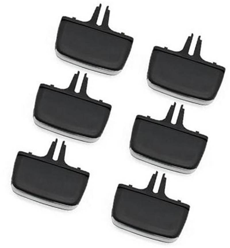 Vuzmode Reparatursatz for Armaturenbrett-Entlüftungsöffnungen vorne und hinten, for Lüftungsgitter, Auslasslasche, Schieber-Clips, for VOLVO, XC90 2016–2024 Ersatz für den Lüftungsclip im Auto(BLACK O von Vuzmode