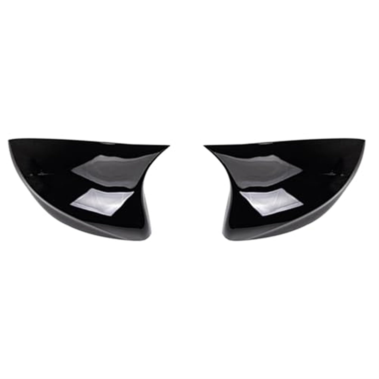 Vuzmode Rückspiegelabdeckung, for MG, 5, for MG, 5 2021 Autoseite Rückspiegelabdeckung Verkleidung Dekoratives Zubehör Außenspiegel Ersatzteile Auto-Außenspiegelabdeckung(Bright Black) von Vuzmode