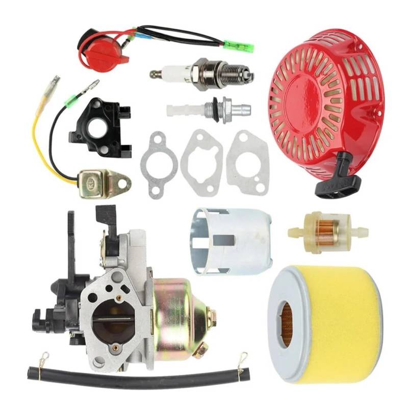 Vuzmode Rückstoßstarter Zündspulen Luftfilter Vergaser Kit GX240 GX270 16100-ZE2-W71 1616100-ZH9-820 Zündspule von Vuzmode