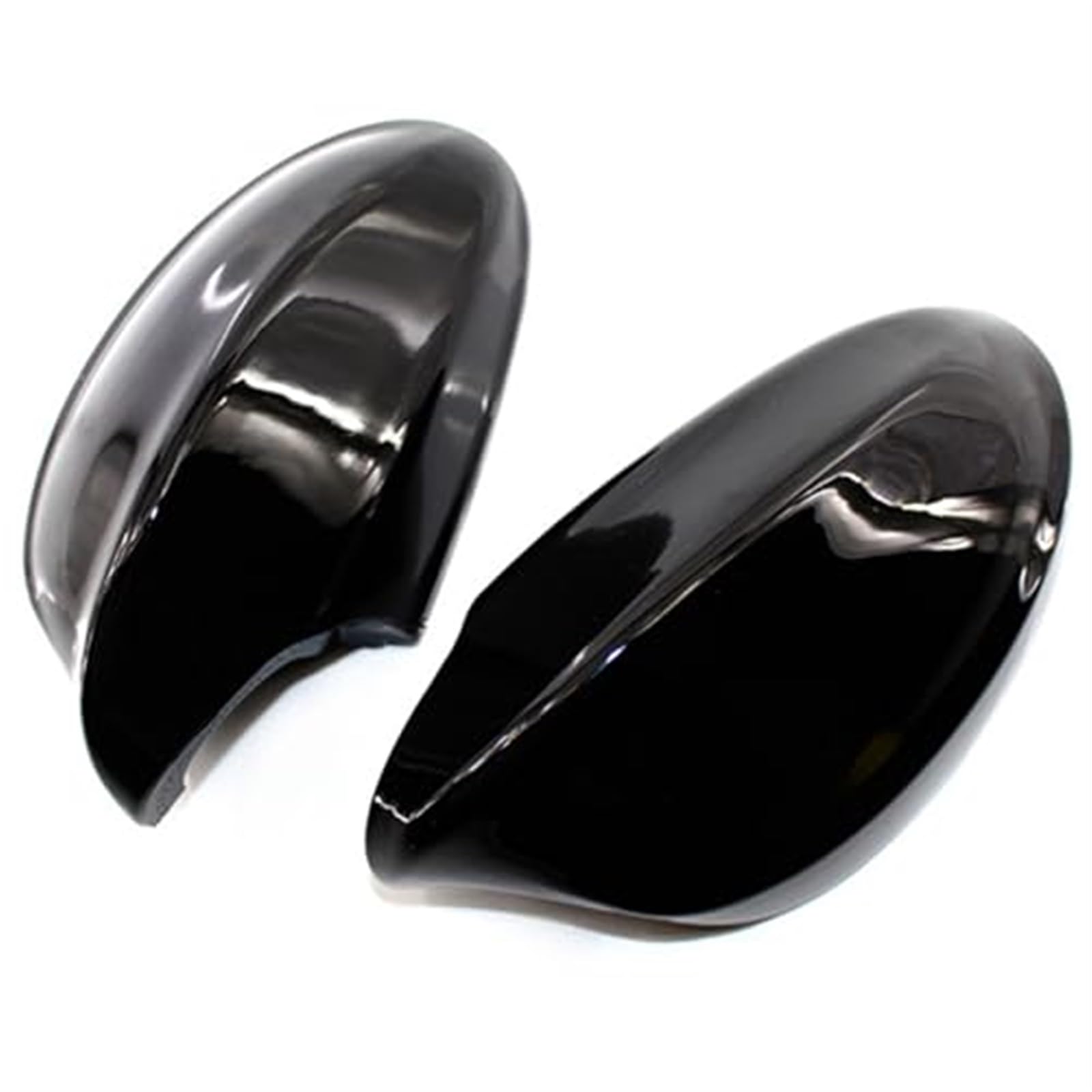 Vuzmode Schwarze Abdeckkappe for Auto-Rückspiegel aus Kohlefaser, Rückspiegelgehäuse, for, 3er E90 318 320i 325i 330i, Ersatzteile for Außenspiegel Auto-Außenspiegelabdeckung(ABS Black) von Vuzmode