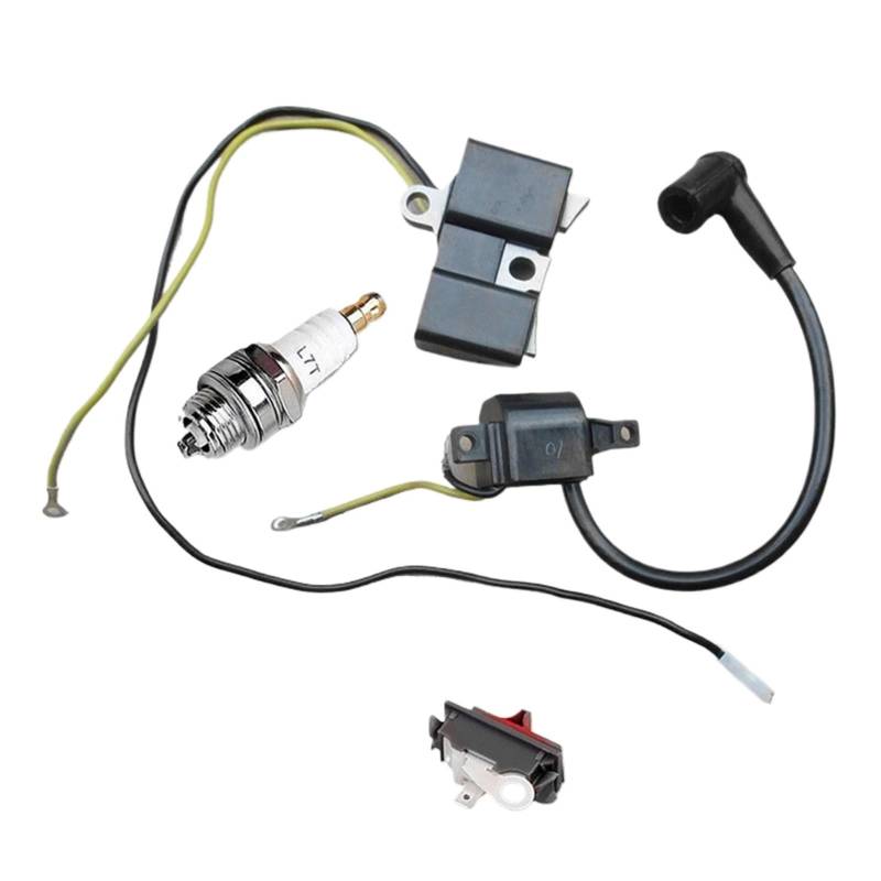 Vuzmode Teil Zündspule Modul Kit Werkzeug Zündkerze Schalter Kettensäge 501516201 Zündspule von Vuzmode
