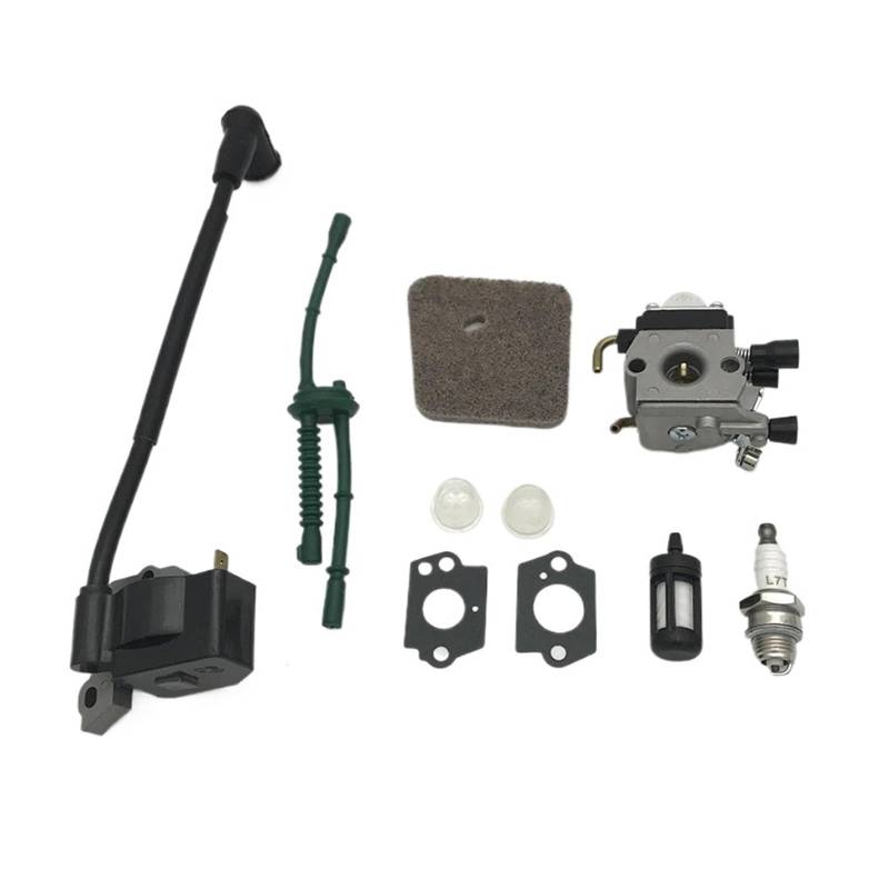 Vuzmode Vergaser Zündspule Luftfilter Kraftstoff Schlauch Trimmer Freischneider Ersatzteile, for STIHL, FS38 FS55 FS45 FS46 FC55 KM55 Zündspule von Vuzmode