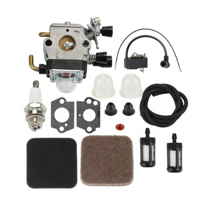 Vuzmode Vergaser Zündspule Luftfilter Trimmer, for STIHL, FS75 FS80 FS80R FS85R FS85T FS85RX Zündspule von Vuzmode