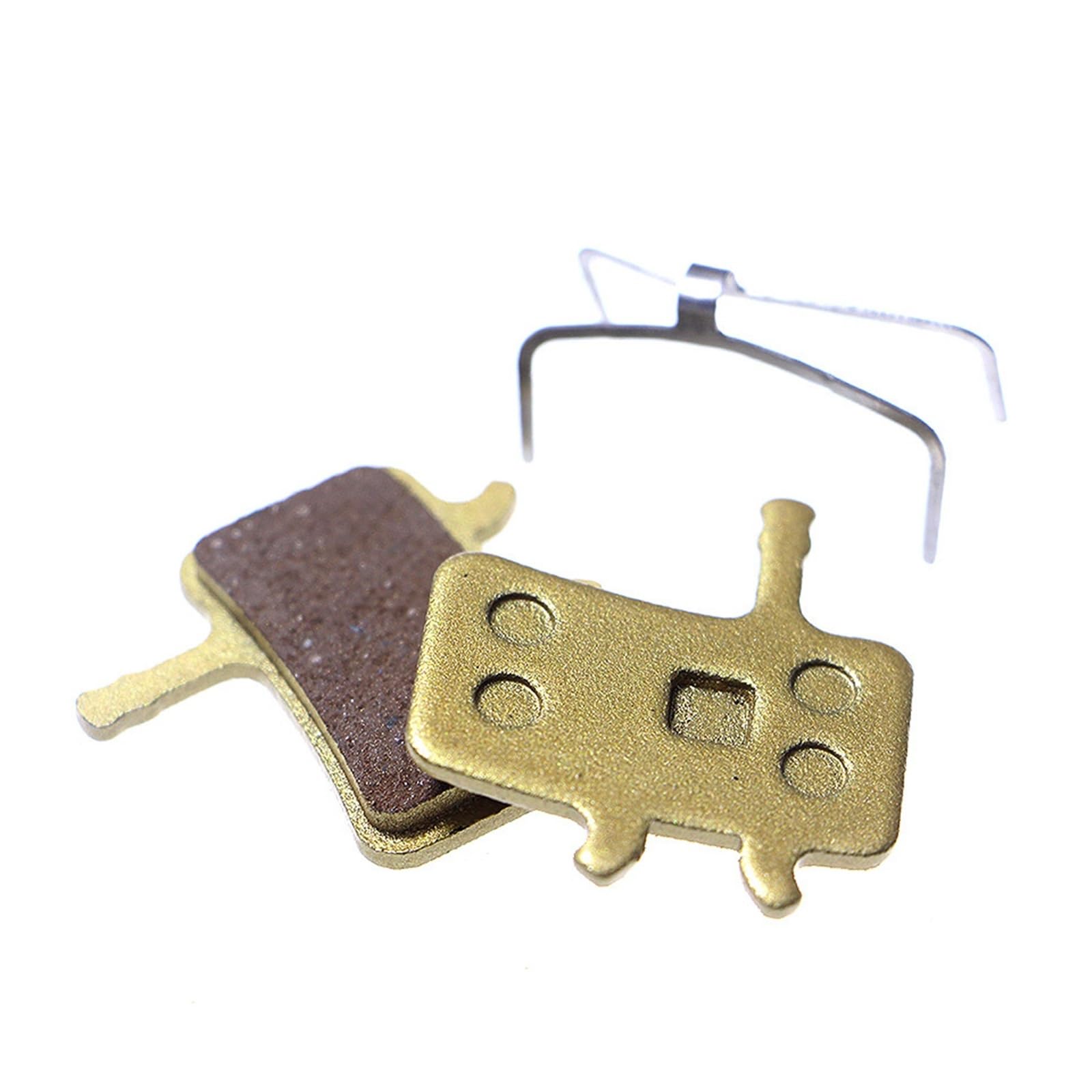 Vuzmode for Avid Juicy 3 5 7, for Avid BB7 MTB Mountainbike-Scheibenbremsteile, 4 Paar Fahrradbremsbeläge Fahrradbremsbeläge(Gold) von Vuzmode