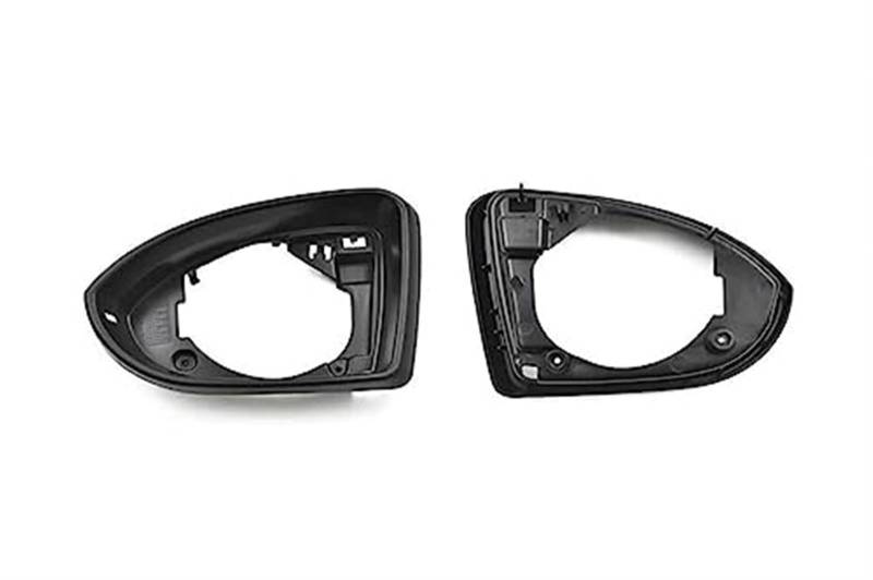 Vuzmode for Golf, 7 2014-2020 Auto-Ersatzteile Äußerer Rückspiegelrahmen Seitliche Rückspiegelabdeckung Deckelschale Rückspiegelabdeckung Auto-Außenspiegelabdeckung(Black 2PCS Left and Right) von Vuzmode