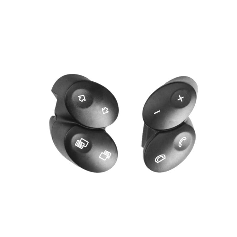 Vuzmode for Mercedes-Benz, E-Klasse W211, Lenkrad mit CLS-Klasse W219, Multifunktionstaste 2308202310 Austausch des Lenkradknopfs(Black Pair) von Vuzmode