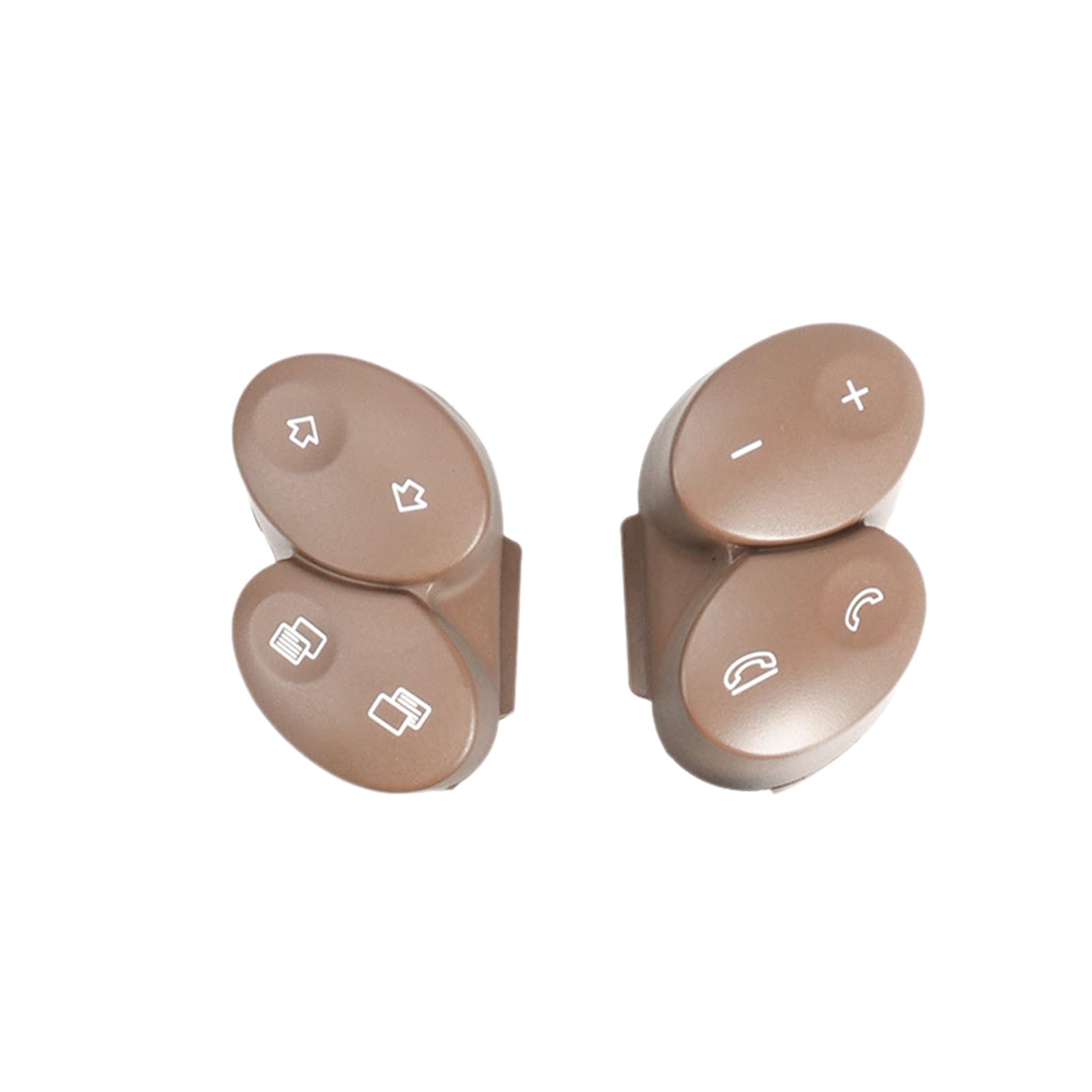 Vuzmode for Mercedes-Benz, E-Klasse W211, Lenkrad mit CLS-Klasse W219, Multifunktionstaste 2308202310 Austausch des Lenkradknopfs(Deep Rice Pair) von Vuzmode
