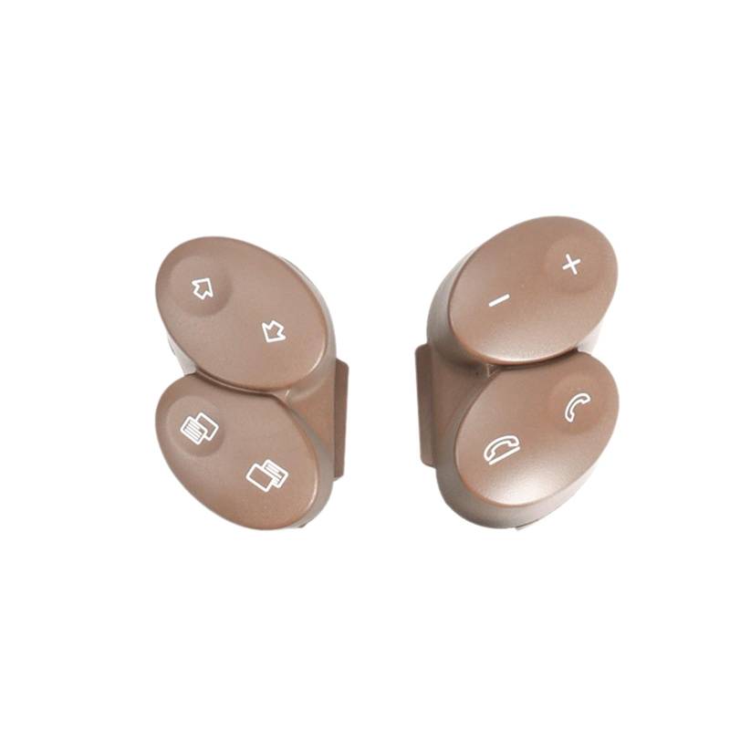 Vuzmode for Mercedes-Benz, E-Klasse W211, Lenkrad mit CLS-Klasse W219, Multifunktionstaste 2308202310 Austausch des Lenkradknopfs(Deep Rice Pair) von Vuzmode
