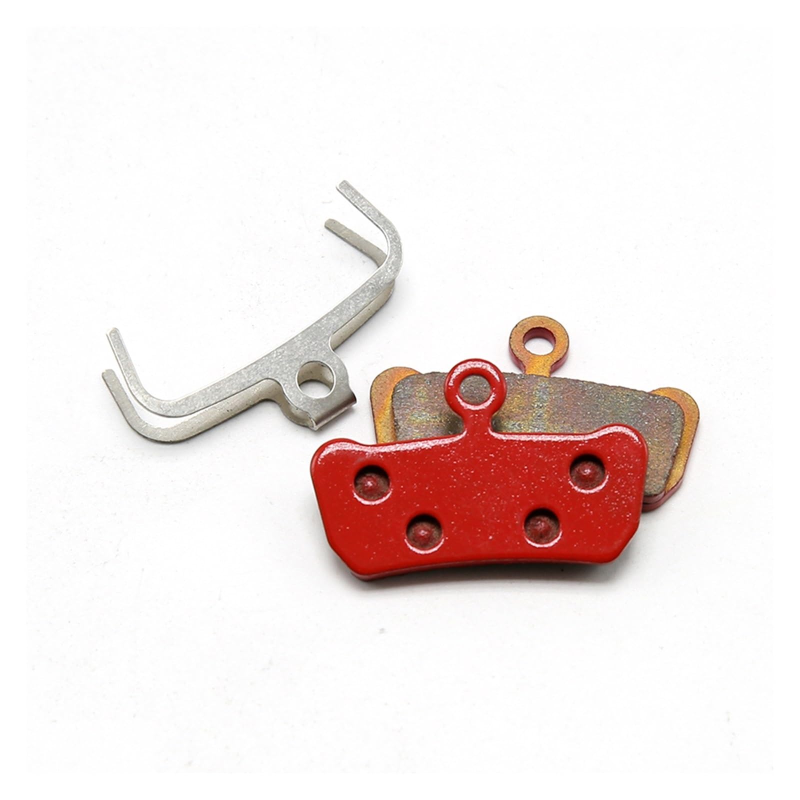 Vuzmode for SRAM, for Avid X0 Trail, for SRAM, for Guide R RS RSC MTB Mountainbike-Scheibenbremse, 4 Paar Fahrradbremsbeläge Fahrradbremsbeläge(Red) von Vuzmode