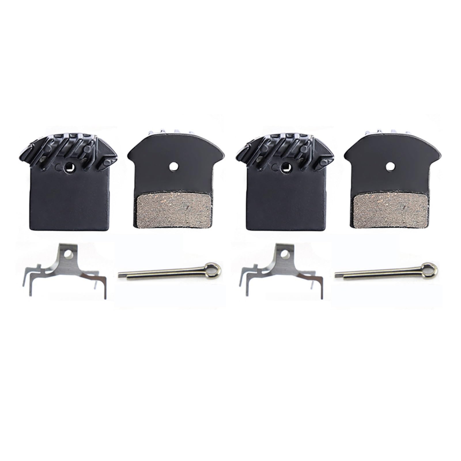 Vuzmode for Shimano, for DEORE XT M785 M675, SLX J02A J03A Kühlrippen Ice Tech Fahrrad-Scheibenbremsbeläge MTB Bike Keramik-Scheibenbremsbeläge Fahrradbremsbeläge(2 Pairs) von Vuzmode