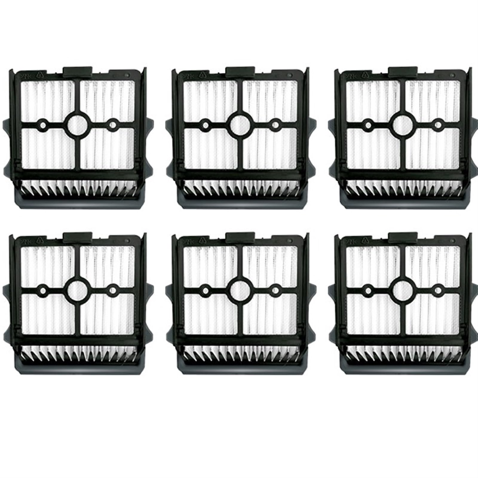Vuzmode for Tineco Floor ONE S5/Floor One S5 Pro 2/ S5, Extreme Smart Staubsauger-Ersatzbürstenrollen und HEPA-Filter Staubsauger-Luftfilter(6PCS) von Vuzmode