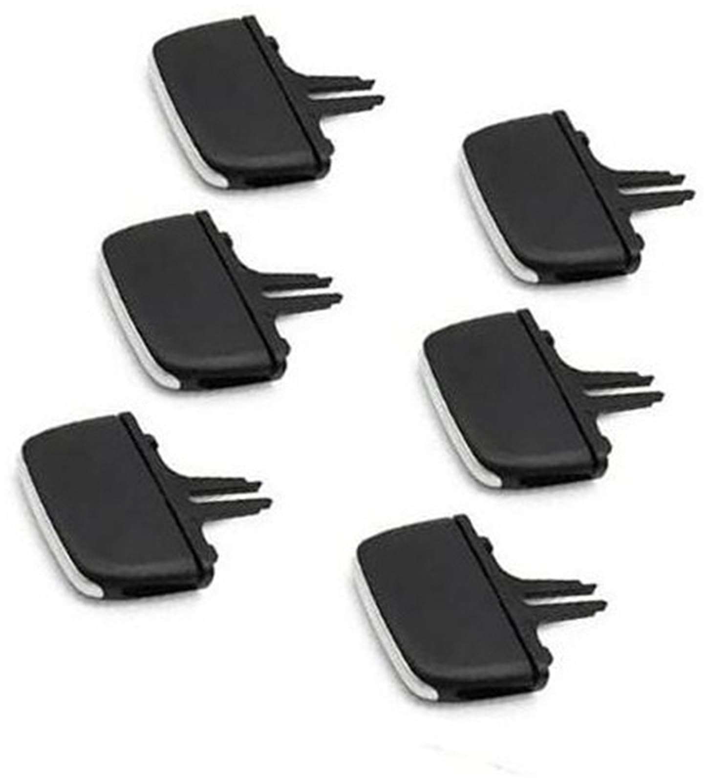 Vuzmode for Volvo, XC90 V90 S90 Auto Klimaanlage Vent Clip Reparatur Kit Vorne Hinten AC Vent Grille Outlet Tab Clip Slider Ersatz für den Lüftungsclip im Auto(Black OneColor) von Vuzmode