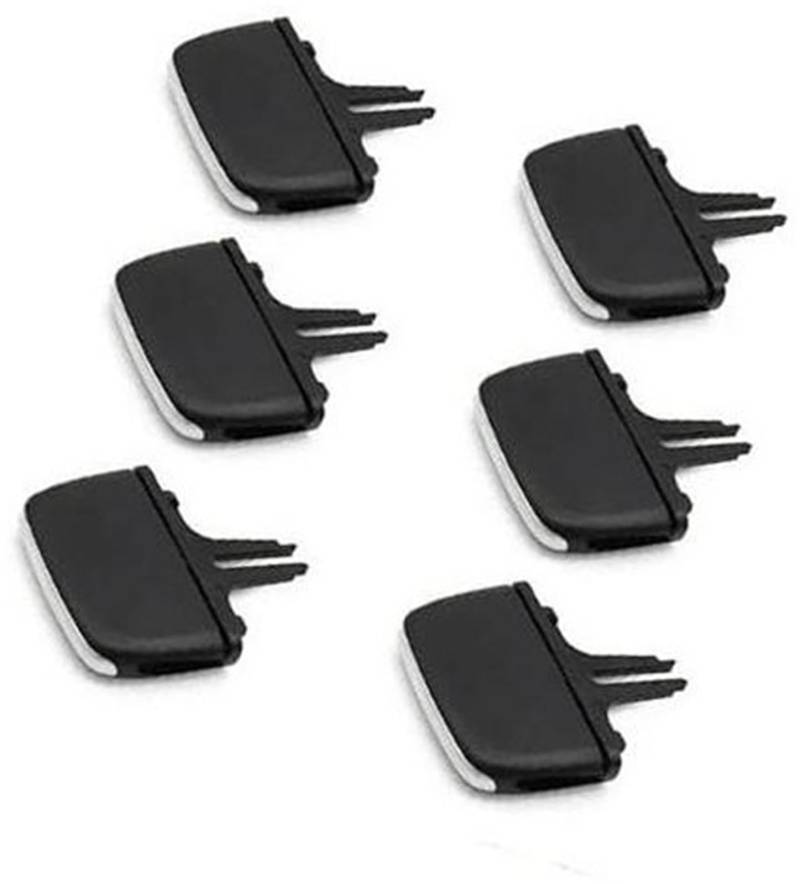 Vuzmode for Volvo, XC90 V90 S90 Auto Klimaanlage Vent Clip Reparatur Kit Vorne Hinten AC Vent Grille Outlet Tab Clip Slider Ersatz für den Lüftungsclip im Auto(Black OneColor) von Vuzmode