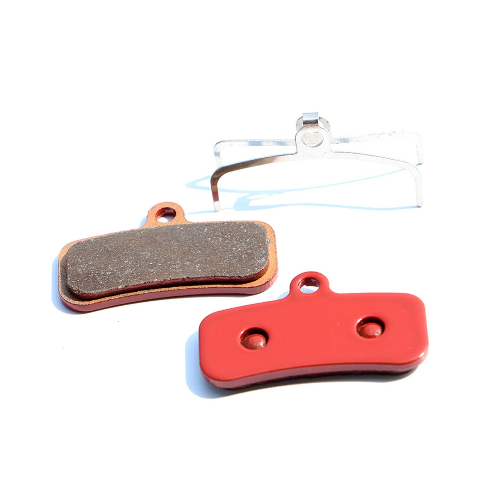Vuzmode for XTR BR M9000 M9020 M675 Q10ys Harz Keramik Metall Alfine S700 Deore M615 Rs785, 4 Paar MTB Fahrrad-Scheibenbremsbeläge Fahrradbremsbeläge(Red) von Vuzmode