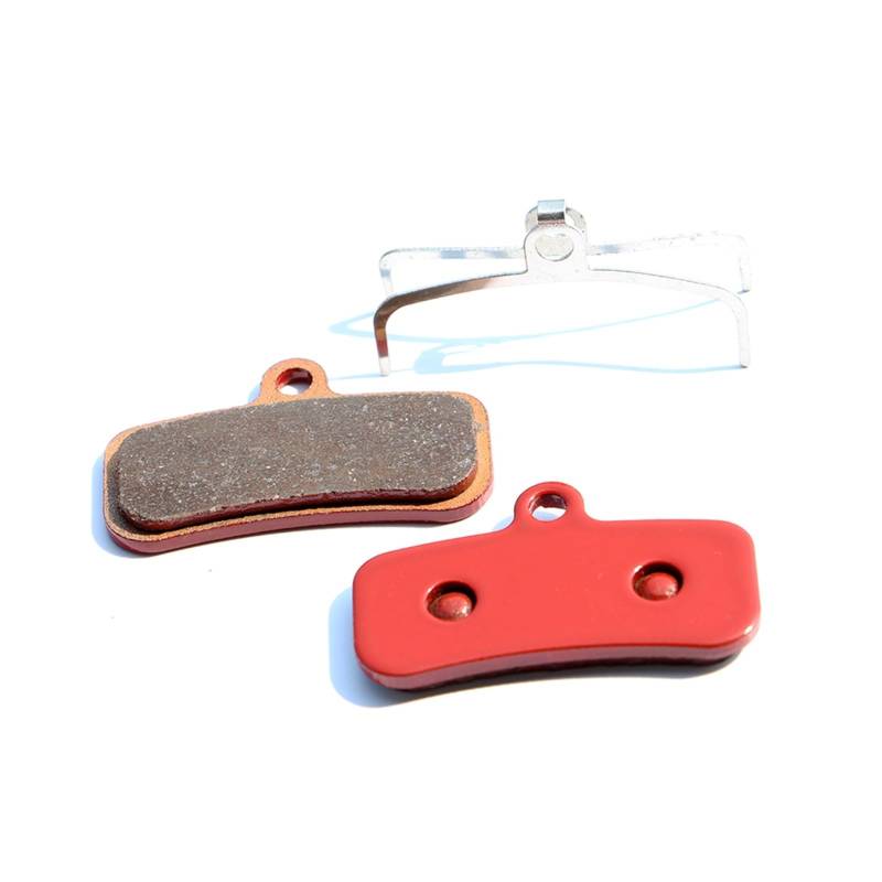 Vuzmode for XTR BR M9000 M9020 M675 Q10ys Harz Keramik Metall Alfine S700 Deore M615 Rs785, 4 Paar MTB Fahrrad-Scheibenbremsbeläge Fahrradbremsbeläge(Red) von Vuzmode