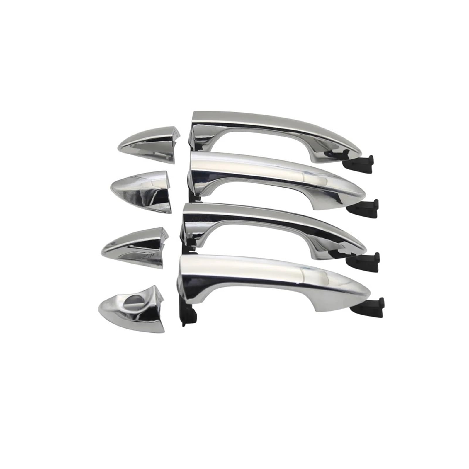 Auto Türgriff FÜR Hyundai FÜR I20 15-C AUßENTÜRGRIFF 82661-C8050 82651-C8050(FL FR RR RL 4PCS) von Vvhabpm
