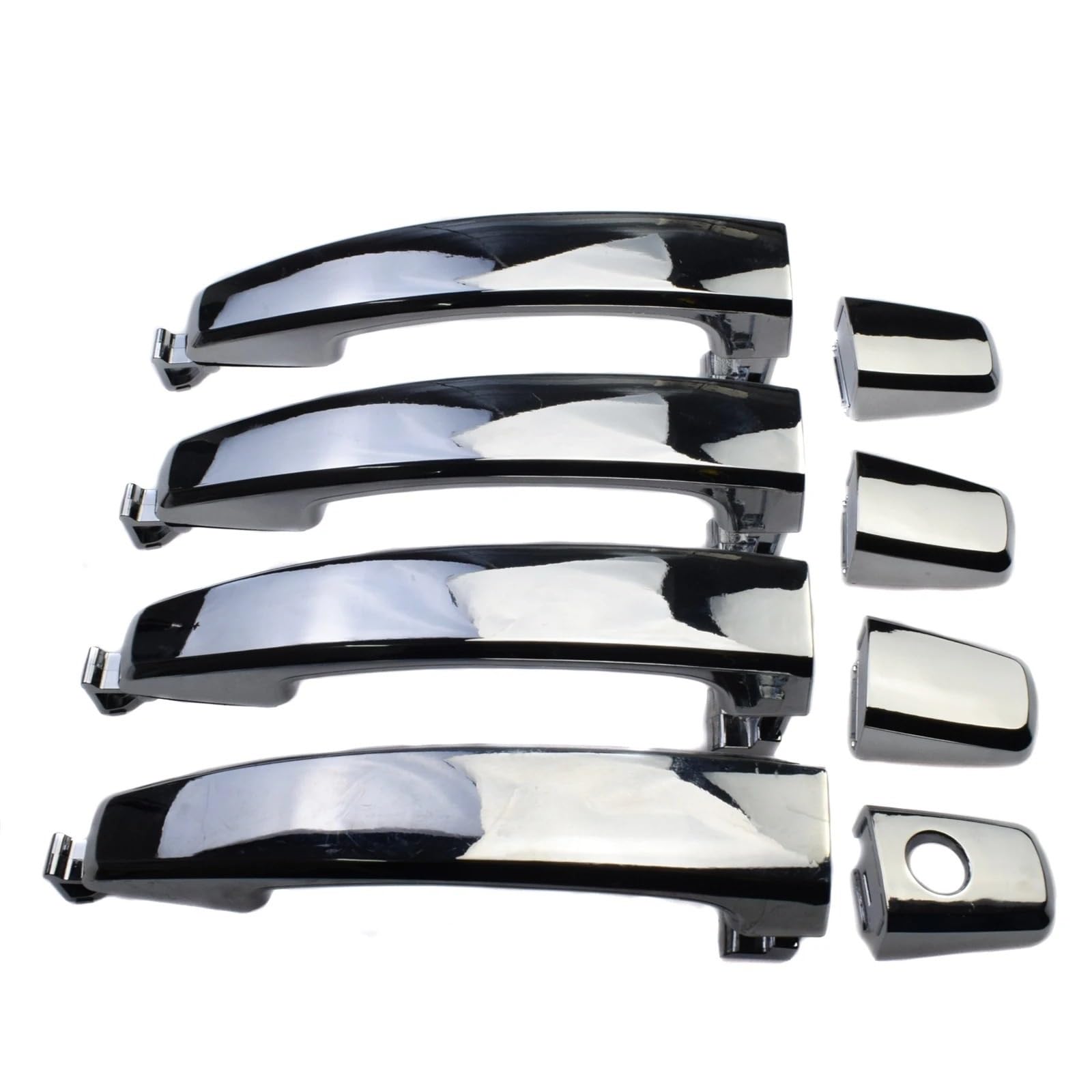 Auto Türgriff Für Chevy Für Chevrolet Für Captiva Für Sport Aveo Saturn Vue Chrom Vorne Hinten Links Rechts Außentürgriff 96468266 96468306(Set A) von Vvhabpm