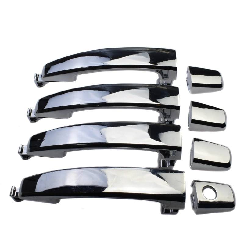 Auto Türgriff Für Chevy Für Chevrolet Für Captiva Für Sport Aveo Saturn Vue Chrom Vorne Hinten Links Rechts Außentürgriff 96468266 96468306(Set A) von Vvhabpm