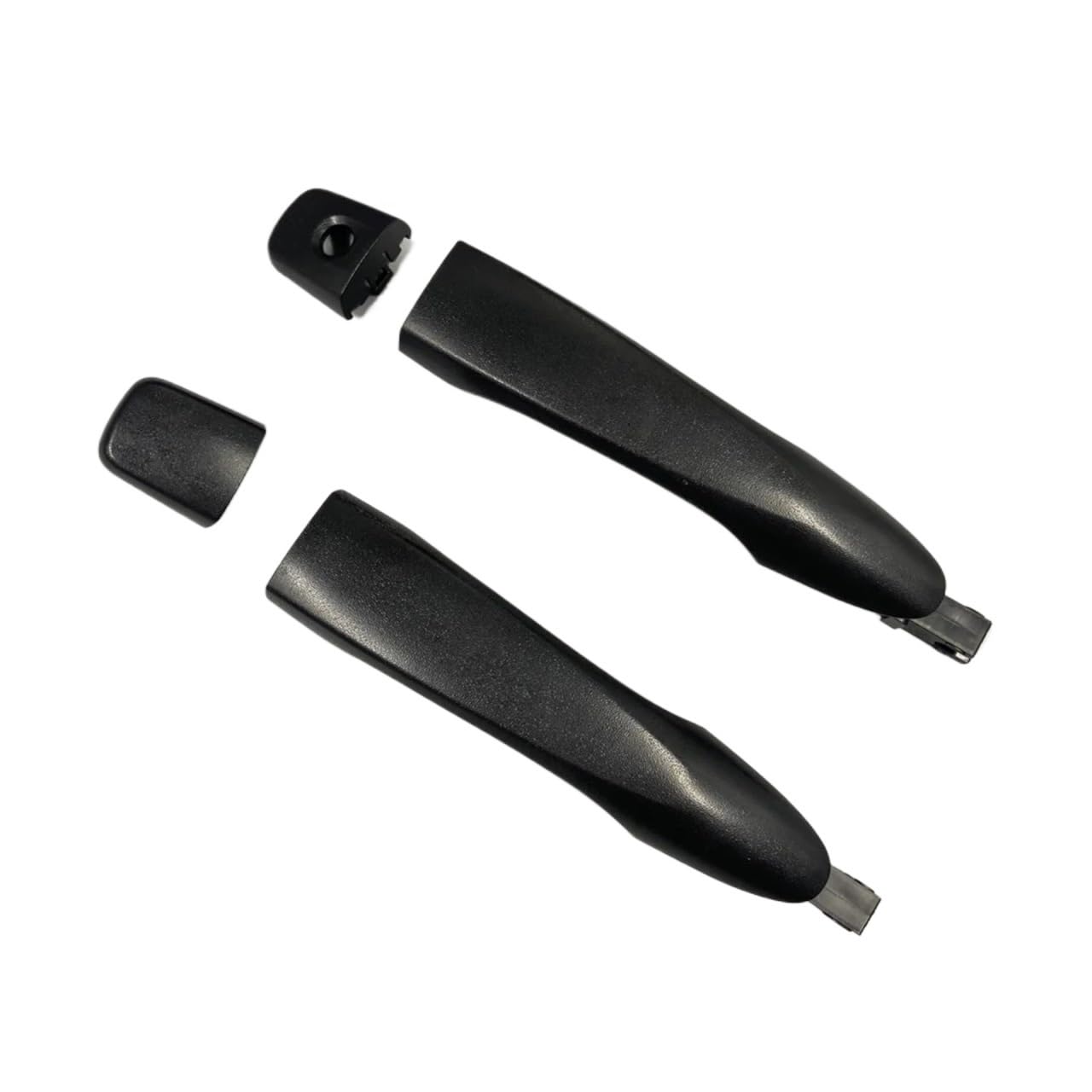 Auto Türgriff Für Nissan Für Navara D23 NP300 2015-2020 Vorne Hinten Tür Äußere Griff Links Rechts Schwarz 80610-4JK0A 80640-4JA0B(1 Pair) von Vvhabpm