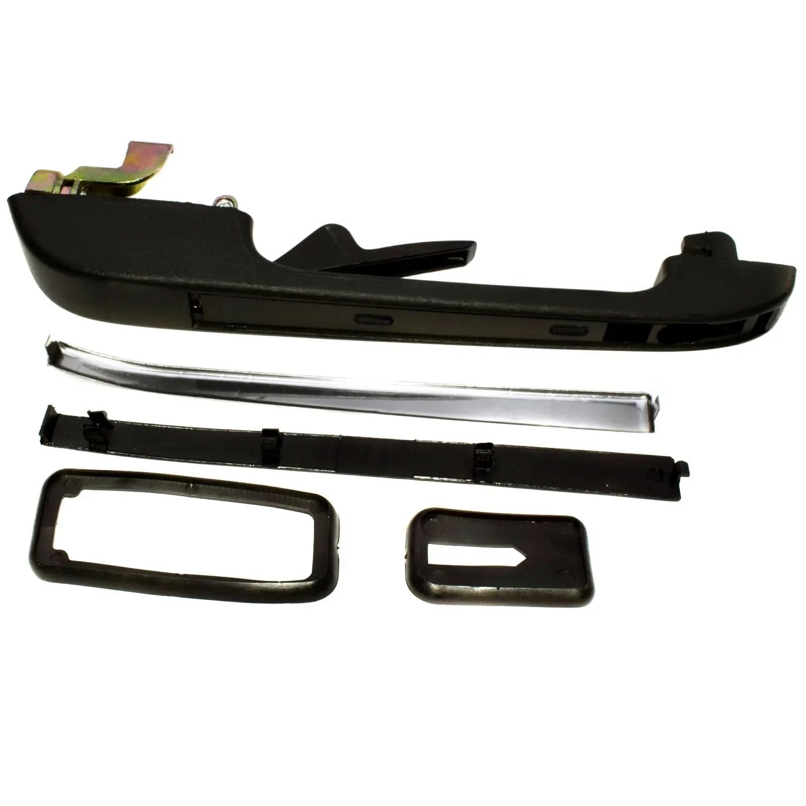 Auto Türgriff Für VW Für Golf MK1 MK2 Jetaa MK2 Autotürgriffe Schloss W Schlüssel Außen Außen Vorne Hinten Links Rechts 191837205A191837206A(Rear Left) von Vvhabpm