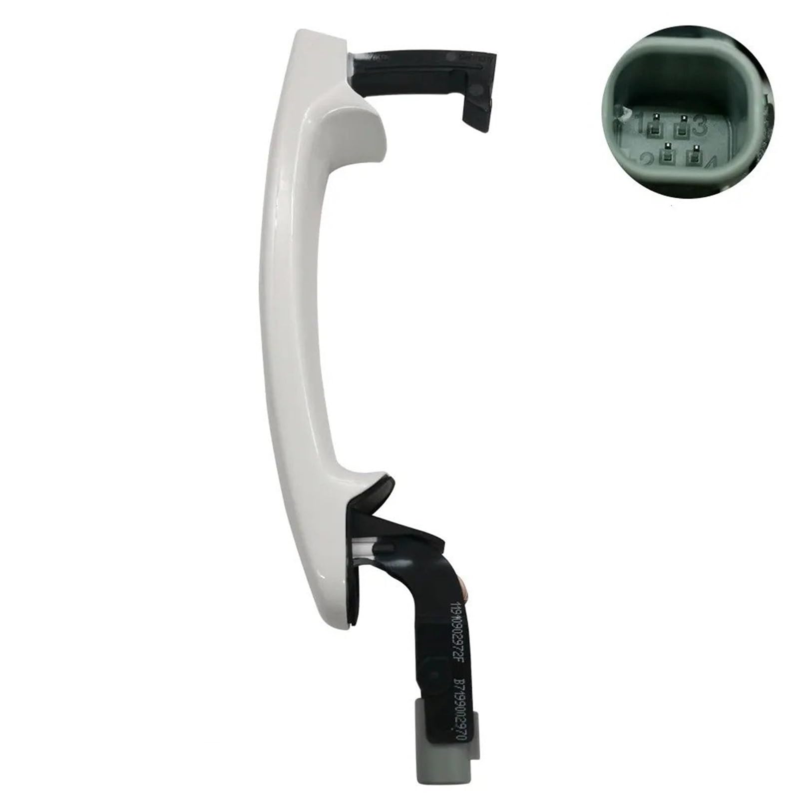 Auto Türgriff Für VW Für Jetta Für Beetle Für Polo Für Tiguan Für Sagitar Für Skoda Für Yeti Für Fabia Für Rapid Außentürgriff Das Auto 5N0837205M 5N0837205L(High Configuration) von Vvhabpm