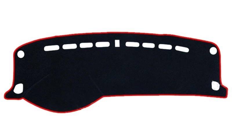 Mittelkonsole Matte Für Accord 6 1997 1998 1999 2000 2001 2002 Anti-Rutsch-Matte Armaturenbrett-Abdeckung Pad Sonnenschirm Dashmat Schützen Cape Teppich Zubehör Armaturenbrett Matte(Left Drive - Red) von Vvhabpm