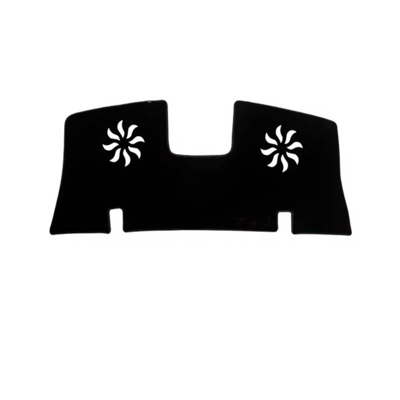 Mittelkonsole Matte Für Corolla Von 2014 Zu 2018 Schwarz Auto Armaturenbrett Vermeiden Licht Pad Weich Mit Kanten Prozess Instrument Plattform Matten Armaturenbrett Matte(Rear Black Side) von Vvhabpm