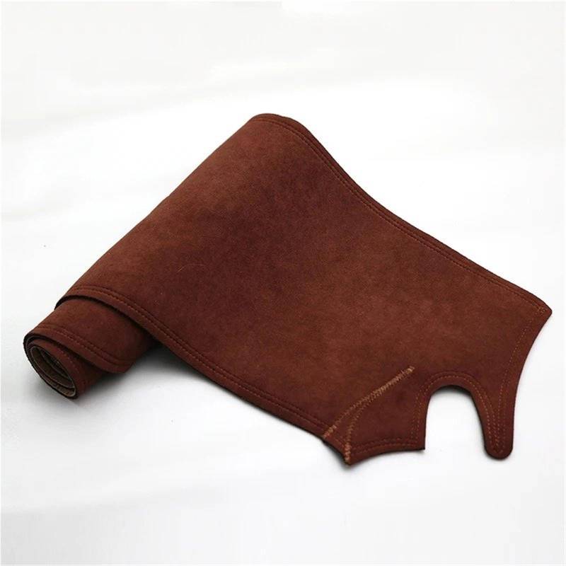 Mittelkonsole Matte Für Crown Für S180 2003 2004 2005 2006 2007 2008 Wildleder Dashmat Dash Matte Abdeckung Dashboard Pad Teppich Auto Styling Zubehör Armaturenbrett Matte(LHD,Brown_Without HUD) von Vvhabpm