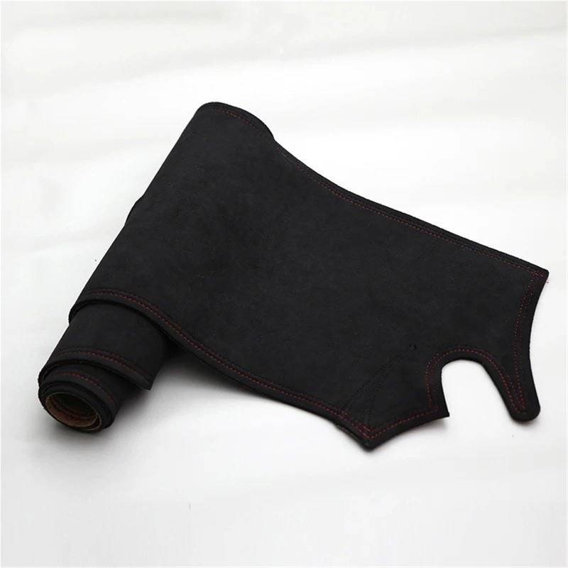 Mittelkonsole Matte Für Crown Für S180 2003 2004 2005 2006 2007 2008 Wildleder Dashmat Dash Matte Abdeckung Dashboard Pad Teppich Auto Styling Zubehör Armaturenbrett Matte(RHD,BLACK RED LINE_WITH HUD) von Vvhabpm