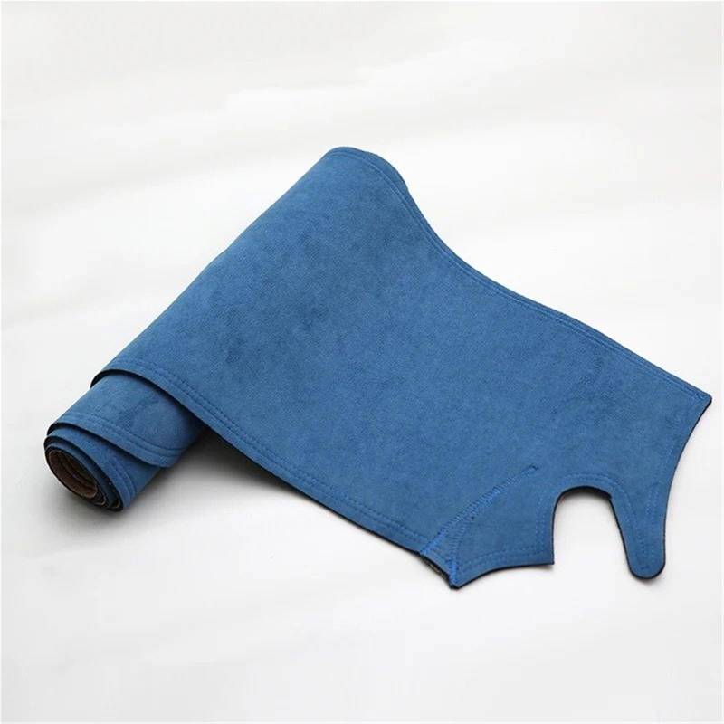 Mittelkonsole Matte Für Crown Für S180 2003 2004 2005 2006 2007 2008 Wildleder Dashmat Dash Matte Abdeckung Dashboard Pad Teppich Auto Styling Zubehör Armaturenbrett Matte(RHD,Blue_with HUD) von Vvhabpm
