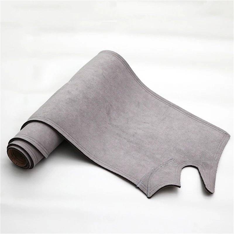 Mittelkonsole Matte Für Crown Für S180 2003 2004 2005 2006 2007 2008 Wildleder Dashmat Dash Matte Abdeckung Dashboard Pad Teppich Auto Styling Zubehör Armaturenbrett Matte(RHD,Grey_Without HUD) von Vvhabpm