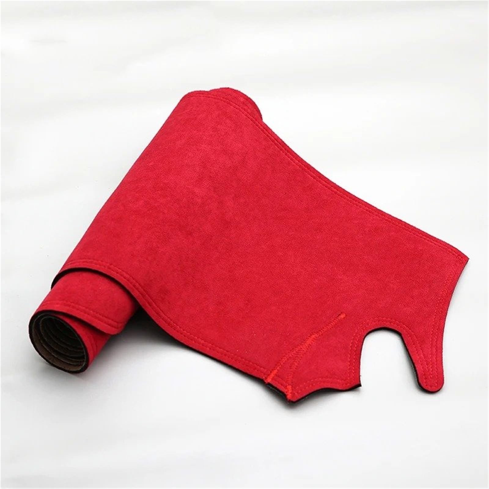 Mittelkonsole Matte Für Crown Für S180 2003 2004 2005 2006 2007 2008 Wildleder Dashmat Dash Matte Abdeckung Dashboard Pad Teppich Auto Styling Zubehör Armaturenbrett Matte(RHD,RED_with HUD) von Vvhabpm