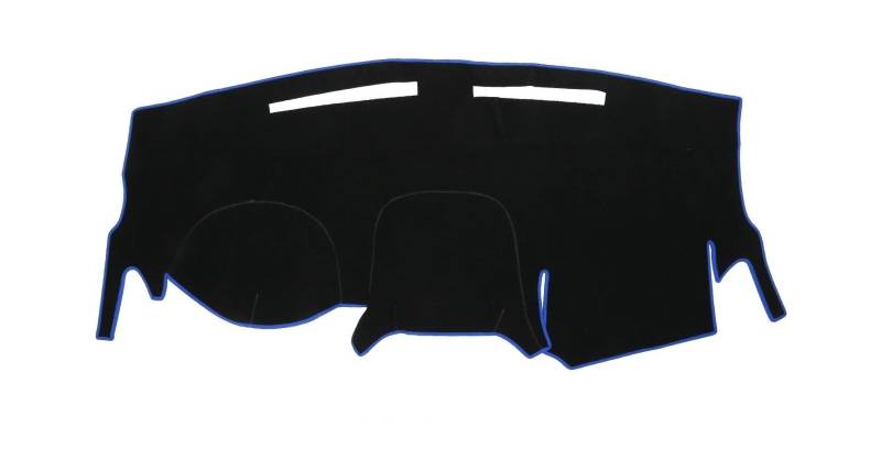 Mittelkonsole Matte Für Dodge Für Grand Für Caravan 11-20 Dashboard-Dashboard Abdeckung Matte Schutz Pad Schwarz Armaturenbrett Matte(Black Blue) von Vvhabpm