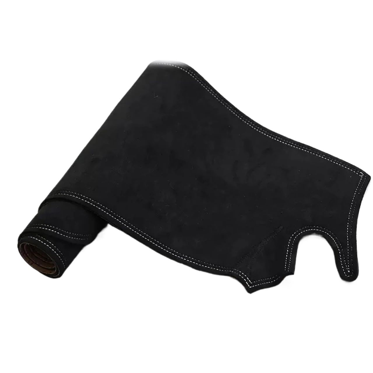 Mittelkonsole Matte Für Elgrand Für E51 2000 2001 2002-2010 Wildleder Leder Dashmat Dashboard Abdeckung Pad Dash Matte Anti-Slip Teppich Auto Zubehör Armaturenbrett Matte(Black White Line RHD) von Vvhabpm
