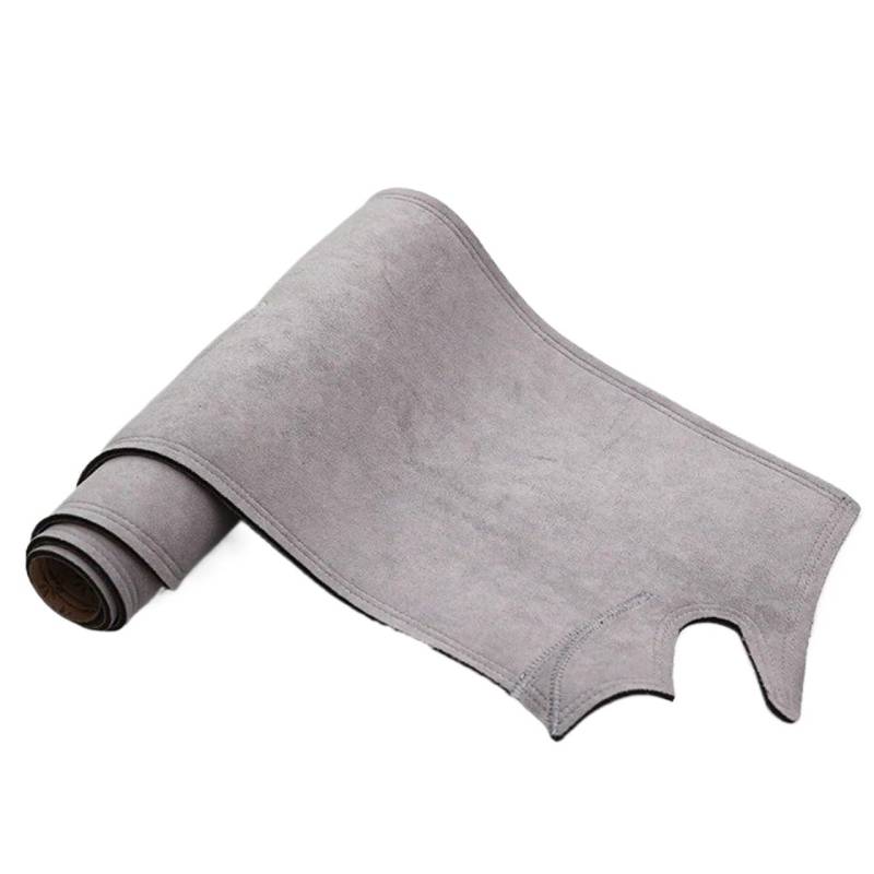 Mittelkonsole Matte Für Elgrand Für E51 2000 2001 2002-2010 Wildleder Leder Dashmat Dashboard Abdeckung Pad Dash Matte Anti-Slip Teppich Auto Zubehör Armaturenbrett Matte(Gray RHD) von Vvhabpm