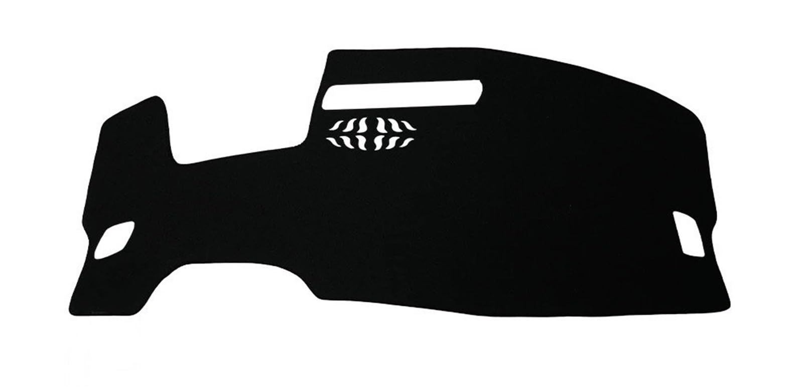 Mittelkonsole Matte Für ID.4 Für CROZZ 2021 2022 2023 2024 Armaturenbrettmatte Sonnenschutz Anti-UV-Teppiche Autozubehör Auto-Armaturenbrett-Abdeckung Armaturenbrett Matte(Black Polyester) von Vvhabpm