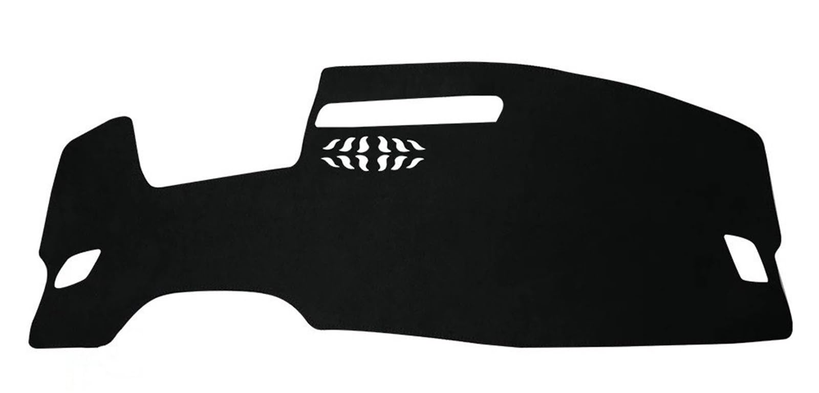 Mittelkonsole Matte Für ID.4 Für CROZZ 2021 2022 2023 2024 Armaturenbrettmatte Sonnenschutz Anti-UV-Teppiche Autozubehör Auto-Armaturenbrett-Abdeckung Armaturenbrett Matte(Black Suede) von Vvhabpm