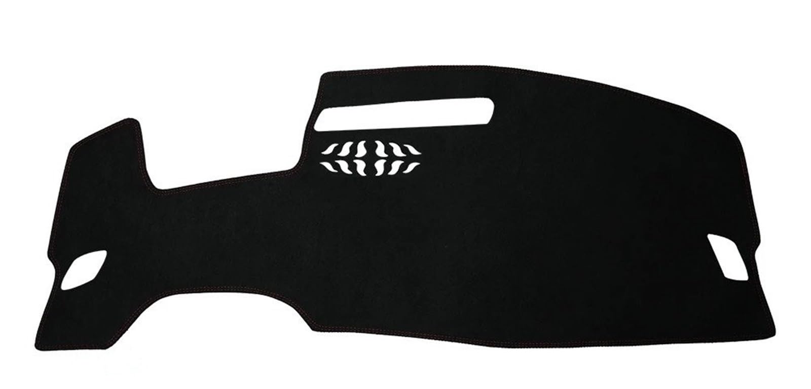 Mittelkonsole Matte Für ID.4 Für CROZZ 2021 2022 2023 2024 Armaturenbrettmatte Sonnenschutz Anti-UV-Teppiche Autozubehör Auto-Armaturenbrett-Abdeckung Armaturenbrett Matte(Red Suede) von Vvhabpm