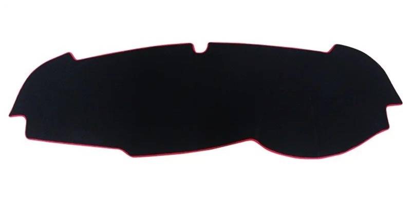 Mittelkonsole Matte Für Kia Für Sportage 4 QL 2016 2017 2018 2019 2020 2021Auto Dashboard Vermeiden Licht Pad Instrument Plattform Abdeckung Teppiche Zubehör Armaturenbrett Matte(RHD Red Side) von Vvhabpm