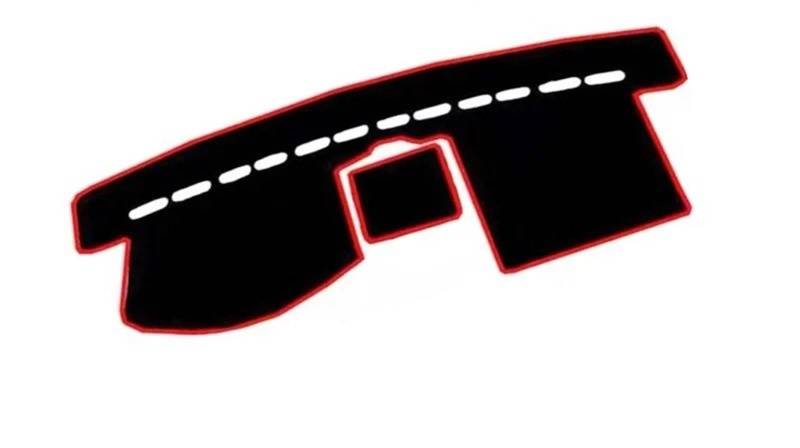 Mittelkonsole Matte Für MK1 2003-2015 2004 2005 2010 2011 2012 Anti-Rutsch-Matte Armaturenbrett-Abdeckung Pad Sonnenschirm Dashmat Zubehör Armaturenbrett Matte(RED Left Hand Drive) von Vvhabpm