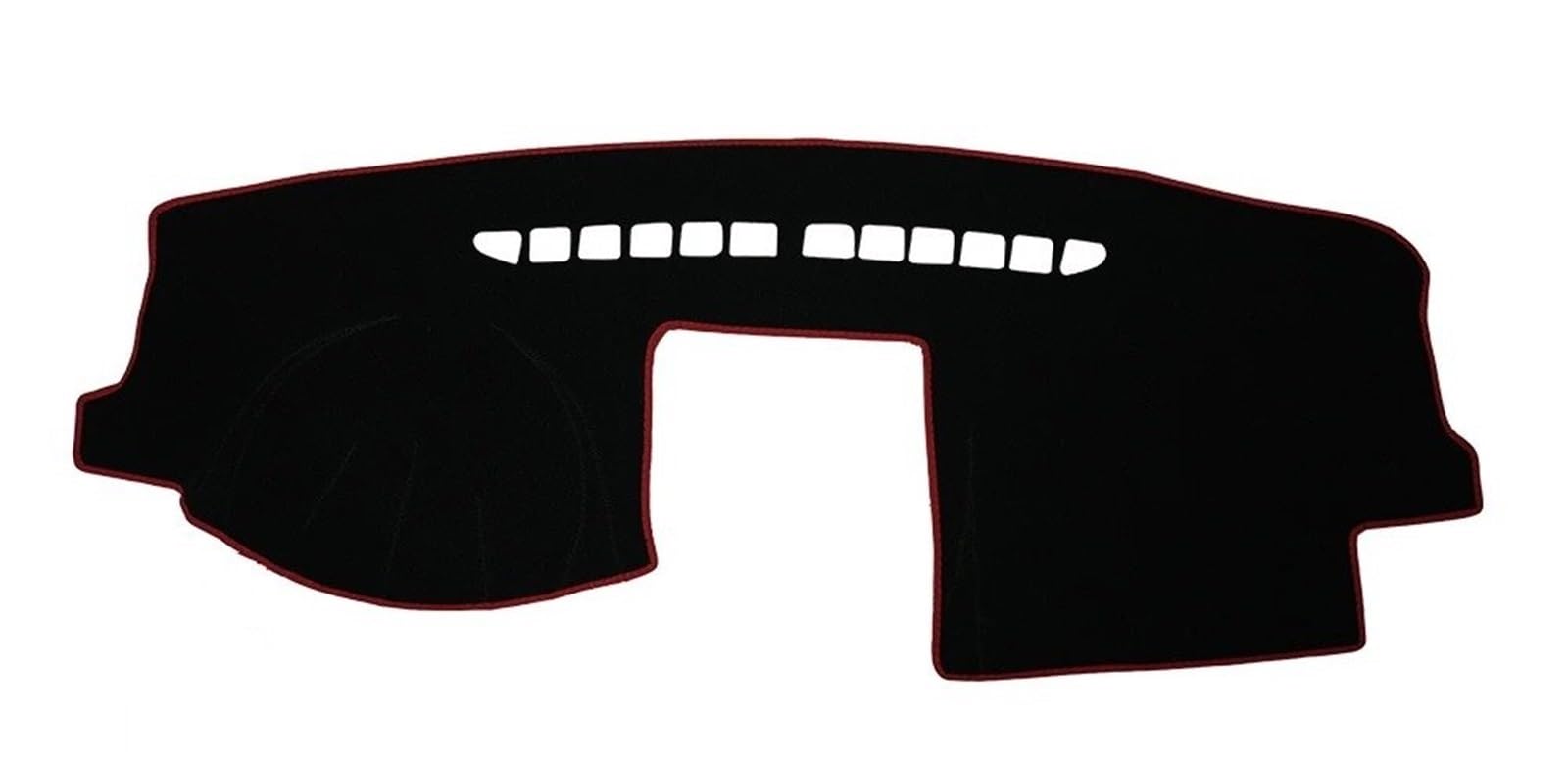 Mittelkonsole Matte Für MK5 2004 2005 2006 2007 2008 2009 Armaturenbrettmatte Sonnenschutz Anti-UV-Teppich Autozubehör Auto-Armaturenbrett-Abdeckung Armaturenbrett Matte(Red Polyester) von Vvhabpm