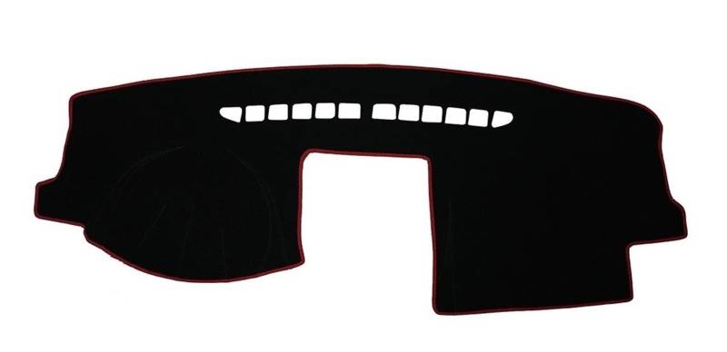 Mittelkonsole Matte Für MK5 2004 2005 2006 2007 2008 2009 Armaturenbrettmatte Sonnenschutz Anti-UV-Teppich Autozubehör Auto-Armaturenbrett-Abdeckung Armaturenbrett Matte(Red Polyester) von Vvhabpm