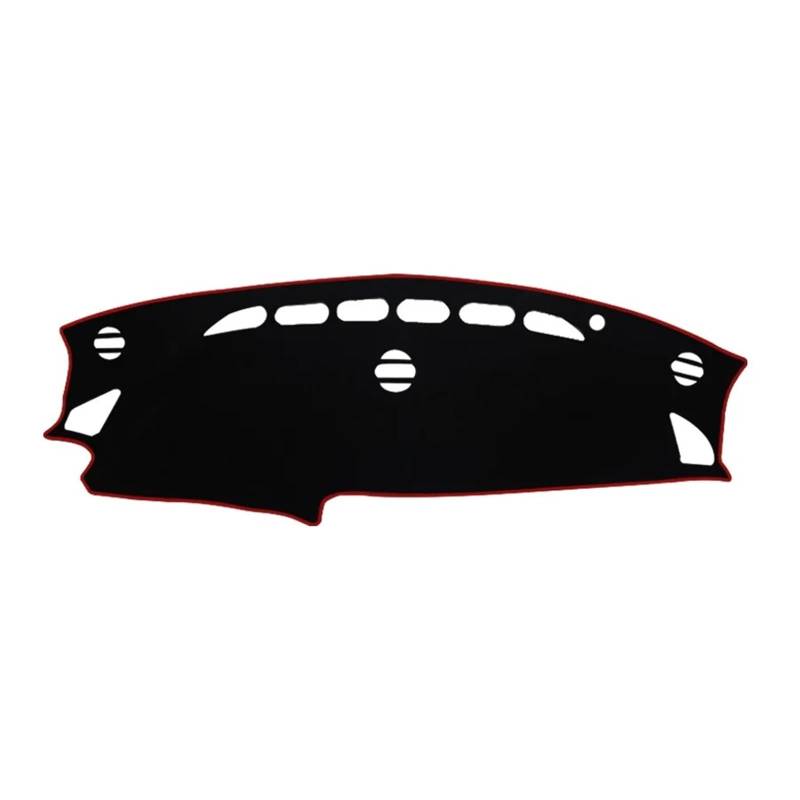 Mittelkonsole Matte Für Mazda Für CX-5 2012 2013 2014 2015 2016 Auto Armaturenbrettabdeckung Vermeiden Sie Lichtmatte Instrumentenplattformabdeckung Matte Teppichzubehör Armaturenbrett Matte(Red Side von Vvhabpm