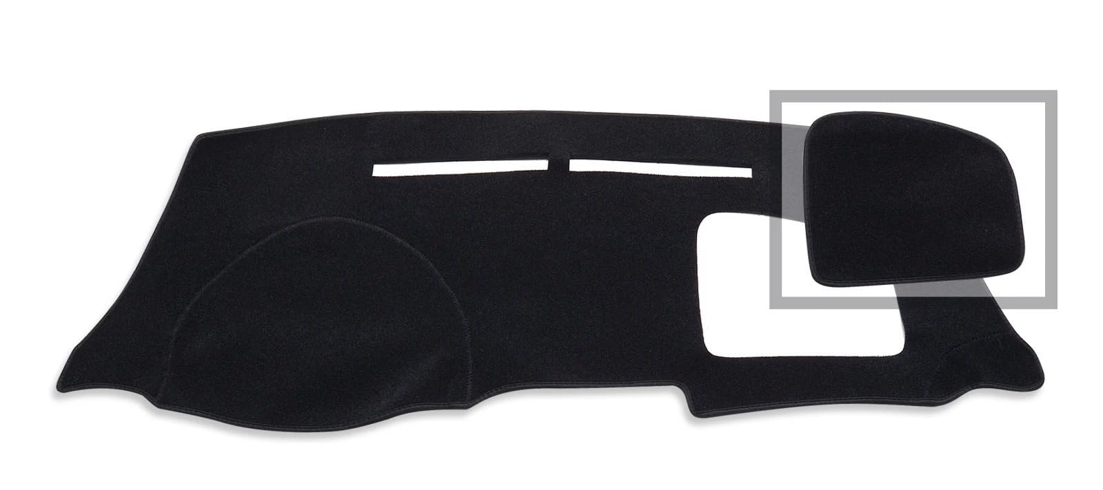 Mittelkonsole Matte Für Note Für E12 Auto Dashboard Matte Zubehör 2012-2023 Sonnenschutz Schutz Pad Armaturenbrett Matte(Left Rudder) von Vvhabpm